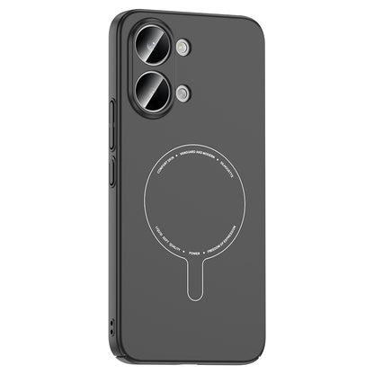 Poco X8 Pro Max Kılıf M-Safe Şarj Özellikli Kamera Korumalı MNC Elio Sert PC Kapak - Lacivert