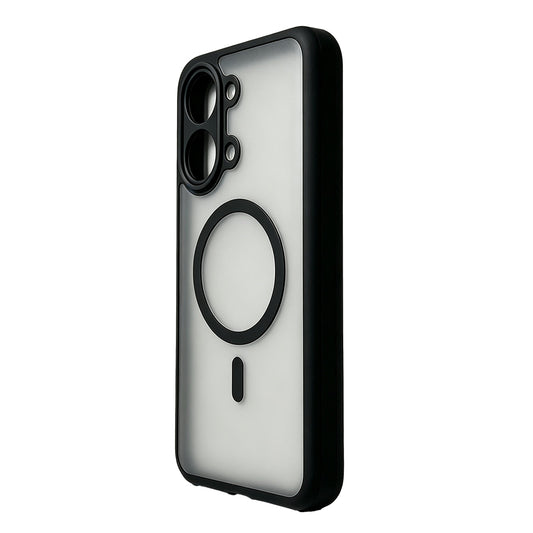 Poco X8 Pro Max Kılıf M-Safe Şarj Özellikli Kamera Korumalı MNC Lunex Kapak - Siyah