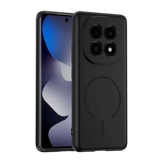 Redmi Note 15 5G Kılıf M-safe Şarj Özellikli MNC Meta Kapak - Siyah