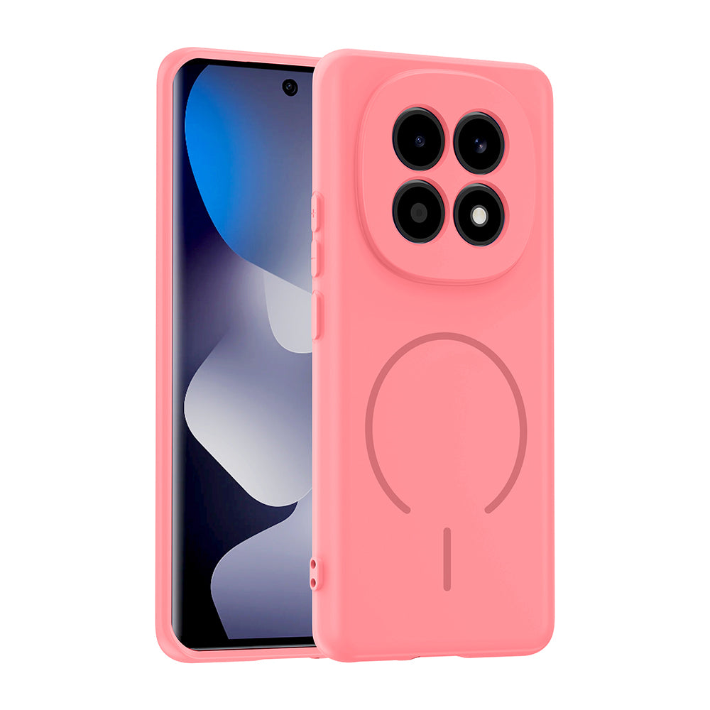 Redmi Note 15 5G Kılıf M-safe Şarj Özellikli MNC Meta Kapak - Rose Pembe