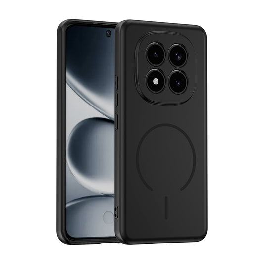Redmi Note 15 Pro Kılıf M-safe Şarj Özellikli MNC Meta Kapak - Siyah