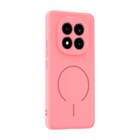 Redmi Note 15 Pro Kılıf M-safe Şarj Özellikli MNC Meta Kapak - Rose Pembe